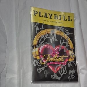 Signed Playbill from Stephen Sondheim Theatre